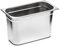 Forgast Recipiente de Acero Inoxidable | Ecológico | GN Formato 1/4 | Tamaño 16,2x26,5x20 cm | Recipiente Gastronorm | para platos calientes, sopas, ensaladas | Aptas para el lavavajillas