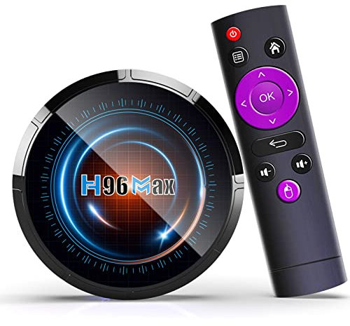 Android TV Box 12.0, 6K Media Player Android Box 4GB RAM 64GB ROM with H618 Quad-Core Supports 2.4G /5G Dual-Band Wifi/BT 4.2/3D/H.265 Smart TV Box,4GB+64GB