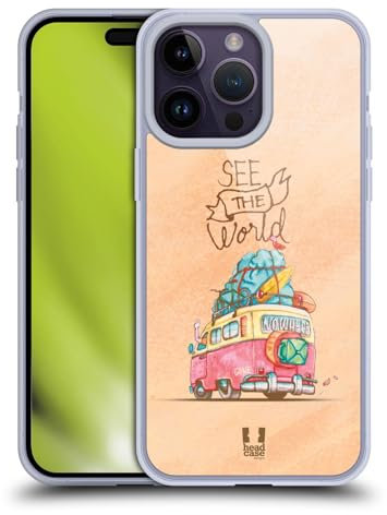Head Case Designs Carretera Abierta Nómada Caso de Gel Suave Compatible con Apple iPhone 14 Pro MAX