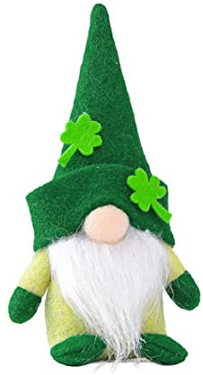 Garden Gnomes Ornaments Outdoor Irish Handmade 2 of Tomte Gnome Set Leprechaun Day Decoration & Hangs Easter Table Decorations