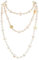 CZZSiug Camellia Halskette Designer Nachahmung Perle Ausschnitt Camellia Lange Mehrschichtige Perlenkette Elegant Damenbekleidung Zubehör