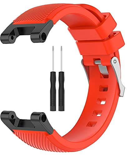 Cinturini compatibili con Amazfit T-Rex/T-Rex Pro, cinturino di ricambio colorato regolabile in silicone sportivo per smartwatch Amazfit T-Rex/T-Rex Pro, Metallo