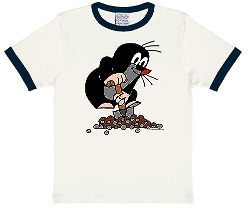Logoshirt® Der kleine Maulwurf T-Shirt Kinder | Der kleine Maulwurf beim Graben, 100% Baumwolle, lustiges Cartoon-Motiv für Maulwurf-Fans, lizenziertes Originaldesign
