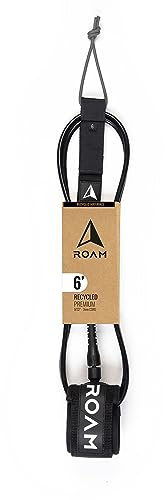 Surfboard ROAM ECO Leash Recycelt 6.0 Schwarz