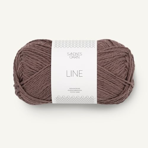 SANDNES GARN Line - Farbe: Eikenøtt (3161) - 50 g/ca. 110 m Wolle