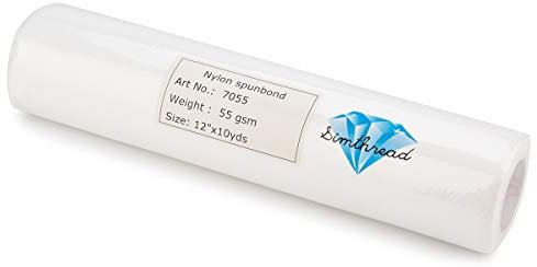 Simthread Stabilizzatore per ricamo a spalla mancante No Show Mesh (invisibile) Stabilizzatore 30,5 cm x 9,1 m/rotolo