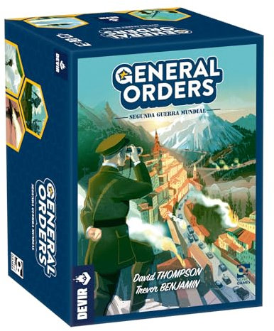 Devir - General Orders, Juego de Mesa con Amigos y Familiares, Colocación de Trabajadores, Tirar Dados, Juego de Guerra, Edad 13 Años (BGGEOSP)