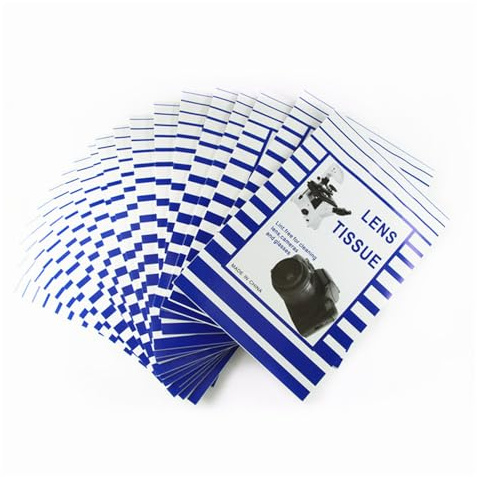 Laroal 500 pcs Lens Cleaning Sheets Optics Cleaning Paper Cloths for Camera Lens Filter Glasses Screen Reader Keyboard Cleaning Safe and Soft Lens Wipes for Various Lenses
