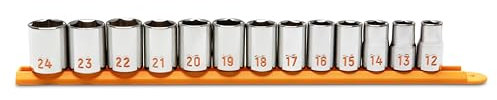 GEARWRENCH HIVIZ 13 Piece Socket Set - 1/2in Drive | Metric | 6Point | 80702H