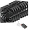 Compact Ultra-Thin PWM 80mm Temperature Controlled Computer Case Fan 10mm Thick PC Cooling Fan(8 Fans and Hub)
