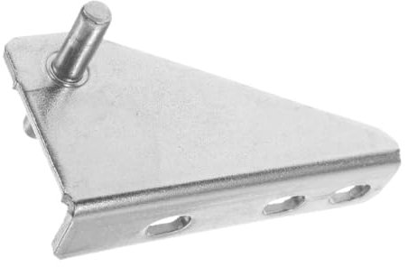 Lurrose Accesorios para congelador bisagras de puerta de acero inoxidable bisagra del eje bisagra de congelador profesional de reemplazo de bisagras de nevera Silver