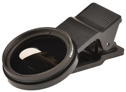 Filtro de lente de 37 mm para fotografía móvil que mejora la vitalidad del color y reduce el reflejo con el clip del teléfono