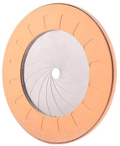 Exogio Rotary Kreisschablone, Einstellbares Kreis Zeichnungswerkzeug, Kreis Lineal zum Zeichnen Von Kreisen, Verstellbarer Kreiszeichner für Runde Kreise, Messlineal, Circle Drawing Ruler