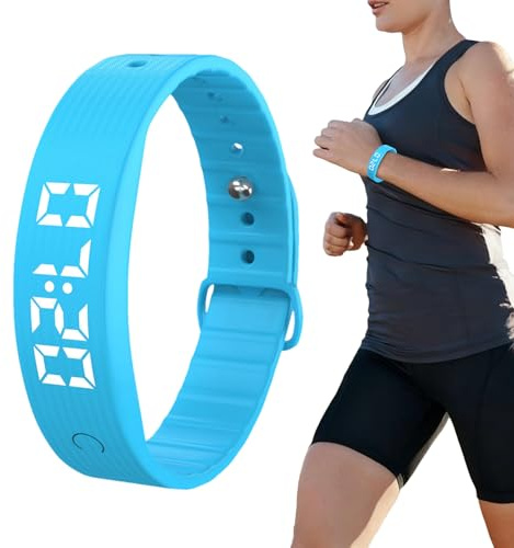 Armband mit Vibrationsalarm, wiederaufladbar, leise, Wecker für große Schläfer, 8 Alarme | für Paare, Alltag, Schlafen, Reisen, Haus, Bett, Schlafzimmer, Nickerchen, Medikamente