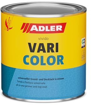 ADLER Varicolor, 750ml, C12 027/5 Strandleben, Gelb, Holzlack, wasserbasiert, innen, außen, UV-beständig, wetterfest, schnelltrocknend, strapazierfähig, geruchsarm