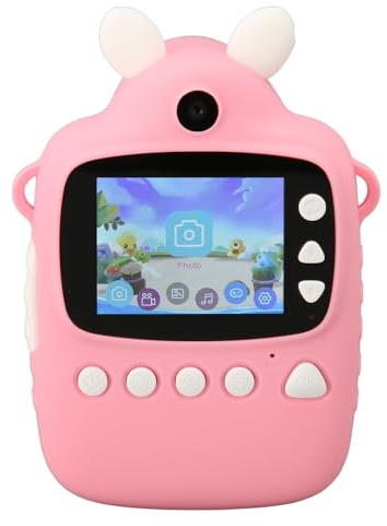 Fyearfly SnapJoy K16 Kids Instant Camera with 16MP & 1080P Video, Inkless Printing Device, Portable Creative Toy for Birthdays, USB File Transfer for Windows PC & Mac
