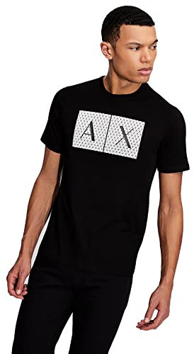 Armani Exchange Herren 8nztck T-Shirt, Schwarz, S