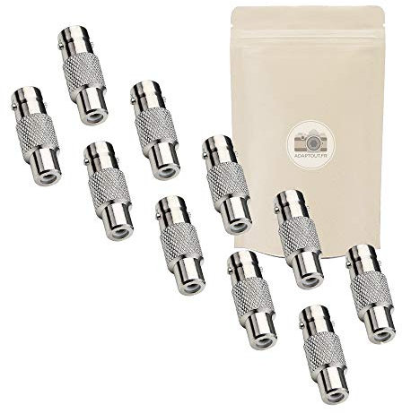 10x BNC-Buchse zu Cinch-Buchse Koaxialadapter Videoanschluss