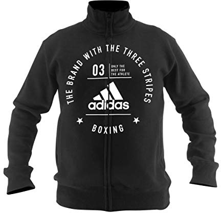 Adidas Erwachsene Zipper Community Line, schwarz/weiß, M, ADICL03B-90100-M