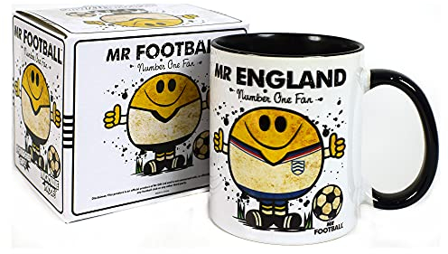 Kapow Gifts Mr England Mug - Football Merchandise Gift Present for him, Ceramic, 250ml