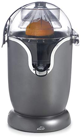 Lacor - 69520 - Exprimidor eléctrico, Totalmente automático, Exprime todo tipo de cítricos: Naranjas, limones, limas, Libre de BPA, 400 ml