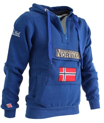 Geographical Norway Herren Pullover Gymclass Blue L