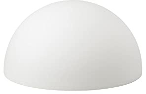 8 seasons design LED Dekolampe Shining Sunrise 60cm groß E27 Fassung inkl. LED in warmweiß, Halbkugel, Bodenleuchte, Garten Deko, Outdoor