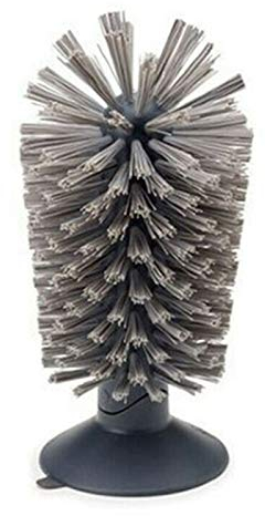 Kitchen Vertical Suction Cup Sink Cup Brush Glass Cleaning Brush Scrub Kitchen Bottle Cleaning Washing Brush-Up