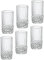 No Manufacturer Lot de 6 Verres à Liqueur Shot en Verre américain 20s 8 cl 8 cl