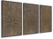 DekoArte - Décoration Murale | Tableaux avec cadre | Triptyques décoratifs pour salon ou chambre | Moderne | Texture en gel acrylique appliquée à la main| Nature | 3 pièces 150x70cm
