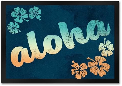 speecheese Aloha - Fußmatte im Hawaiilook