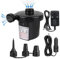 Electric Air Pump, Air Pump for Quick Inflator/Deflator, Camping Electric Pumps Portable, Air Mattress Pump for Pool, Boats, Raft, Exercise Ball，inflatable/exhaust air pump 3 Nozzles home/car use