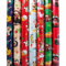 5 Rollen Geschenkpapier Kinder Motive - 2m x 70 cm - Geschenkverpackung - Weihnachtspapier - Weihnachtsgeschenkpapier (Jungs)