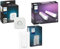 Philips Hue Play + Connectivité Bundle - Bridge + Play Blanc Paquet Double + Dimmer Switch