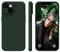 WXX für iPhone 14 Hülle Silikon Case, Handyhülle für iPhone 14 Ultra Dünn mit Microfiber, Flüssig Silikon Gel Gummi Kratzfeste Schutzhülle Matt Hülle für iPhone 14 6.1'' 2022 Dunkel Grün