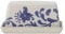Bloomingville Butterdose Petunia Blau Weiß Deckel Keramik Geschirr Butterglocke