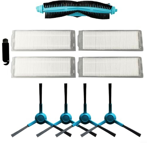Filtro a spazzola laterale principale per robot aspirapolvere per NETBOT LS22, efficace rimozione di sporco e polvere