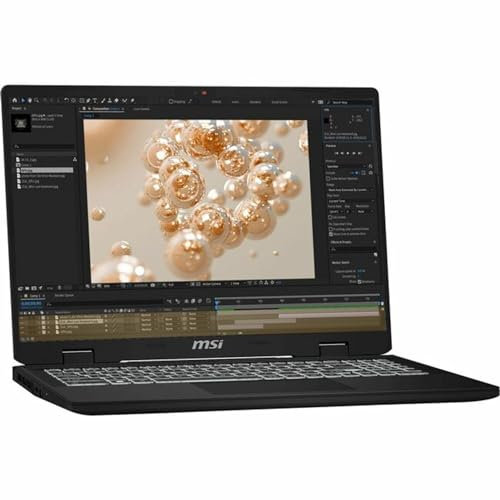MSI Creator M14 14” 2.8K Display Creator Laptop: Intel Core i7-13620H, NVIDIA Geforce RTX 4060, 32GB DDR5, 1TB NVMe SSD, Cooler Boost, Win 11 Pro: Lunar Gray A13VF-056US