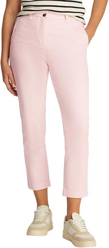 Tommy Hilfiger Pantalon Chino Femme Stretch Slim Coupe 7/8, Rose (Light Pink), 44