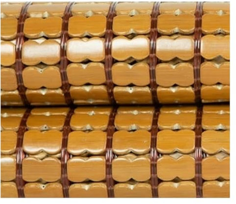 Sommerschlafmatte Rattanmatte Bett, Bambus Matratzenauflage,Bambusmatte,Sommer Bambus Kühlmatte,Sommer Kühlschlafmatte,Rattan gewebte Kühlmatte,Bambus Bettmatte,Matte Bettlaken(200*200cm(6.6*6.6ft))
