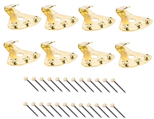 KITANDOVE 12 Stücke Bild Rahmen Kleiderbügel Kit Heavy Duty Haken Foto Aufhänger Mit Nägel Design