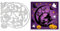 BENECREAT Halloween Fledermaus Metall Schneiden stirbt, Hexen Katze Stern Geister Kohlenstoffstahl stanzt Prägung Schablonen für DIY Scrapbooking Fotoalbum Karte Kunst Handwerk Dekoration