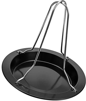 Amosfun Bandeja Para Pollo De Acero Inoxidable Rejilla Vertical Para Asar Bandeja Para Parrilla Bandejas Para Hornear Para Horno Soporte Para Lata De Pollo Plato Para Pavo Asado