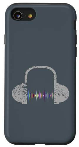 Custodia per iPhone SE (2020) / 7 / 8 Cuffie Con Musica Colorata