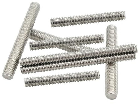 Goujon de barre à filetage complet, barre de tige entièrement filetée en acier inoxydable, goujon de barre de tige à filetage complet de 250Mm, fil machine à vis gauche 10 pièces(M16 x2x250)