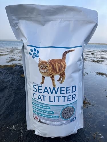 Piddles Seaweed Cat Litter, 100% Organic cat litter, odour free, Biodegradable,Soft Texture