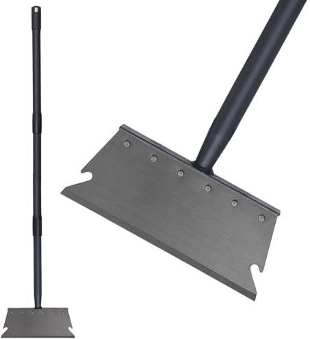 Garden Cleaning Shovel, Snow Shovel, Ice Scraper, 59 Inch Adjustable Handle Heavy Duty Garden Shovel Multifunctional Cleaning Shovel, for Lawn Edging, Scraping, Weed and Ice Removal