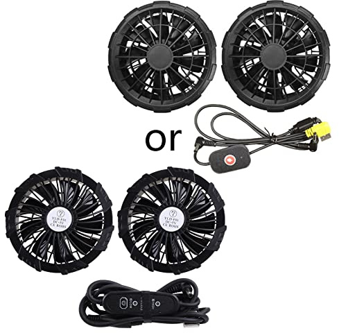 ROYJJ Herren Outdoor-Mantel USB Elektrischer Ventilator Kühljacken Männer Klimaanlage Ventilator Kleidung USB Heatstroke Jacken
