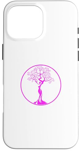 Albero della vita fucsia Custodia per iPhone 16 Pro Max