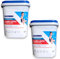 Piscival- Pack 2 Cloro Lento granulado - Envase de 5 Kilogramos para Piscinas